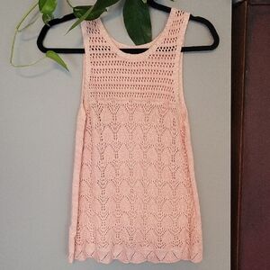 American Eagle Outfitters Light Pink Knit Top